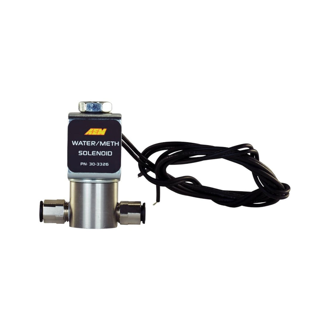 AEM Electronics 30-3326 - Water/Methanol Solenoid Solenoid is a 2-way, normally closed valve. AEM Electronics 2