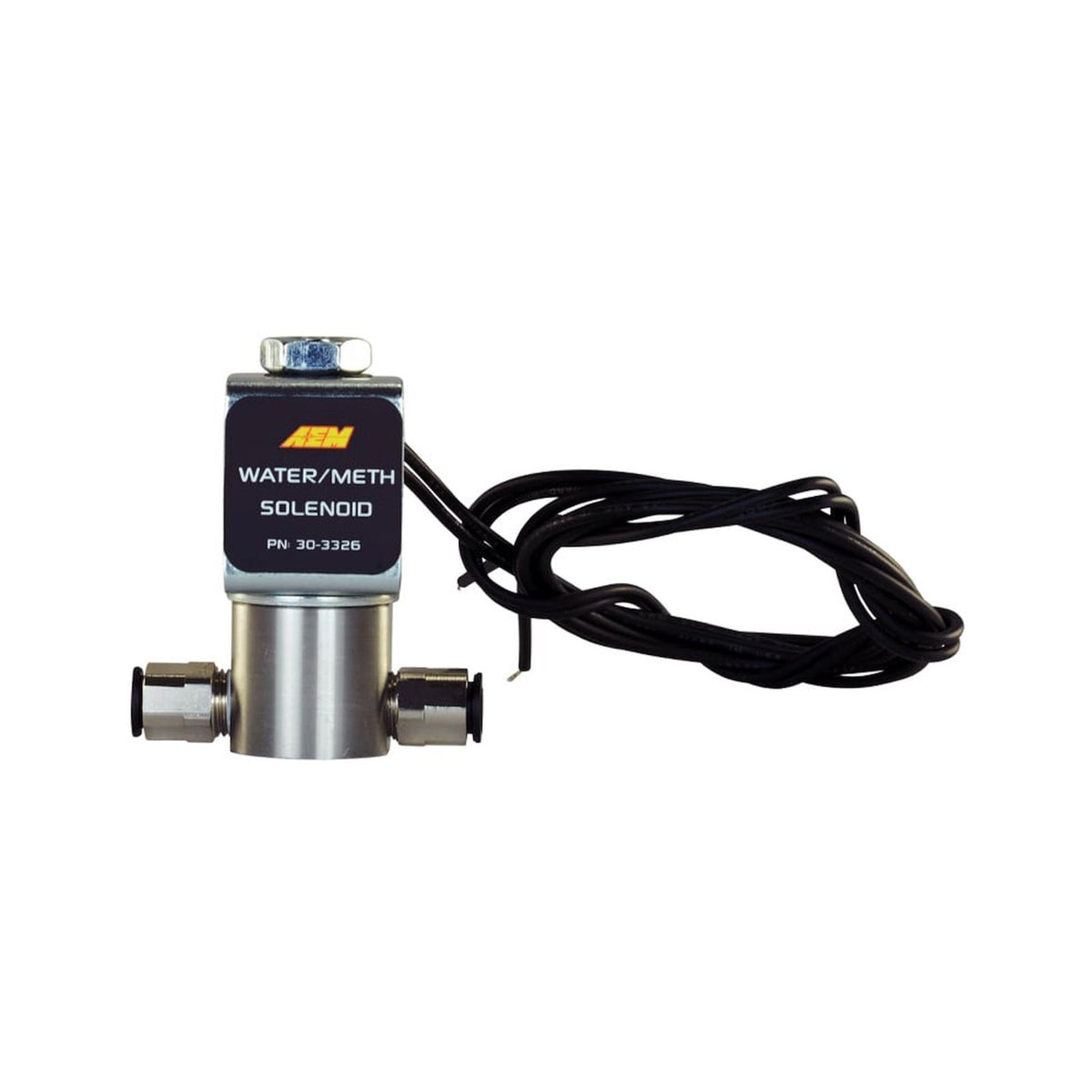 AEM Electronics 30-3326 - Water/Methanol Solenoid Solenoid is a 2-way, normally closed valve. AEM Electronics 2