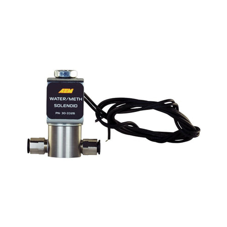AEM Electronics 30-3326 - Water/Methanol Solenoid Solenoid is a 2-way, normally closed valve. AEM Electronics 2