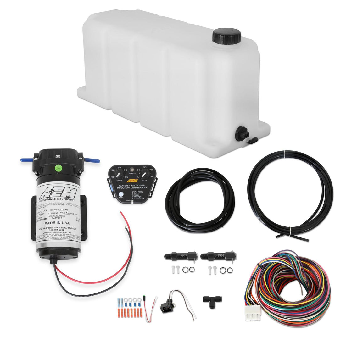 AEM Electronics 30-3351 - V3 Water Methanol Injection Kit 0-5v/MAF Frequency or Voltage/Duty Cycle/Ext MAP, 5 Gallon AEM Electronics 3