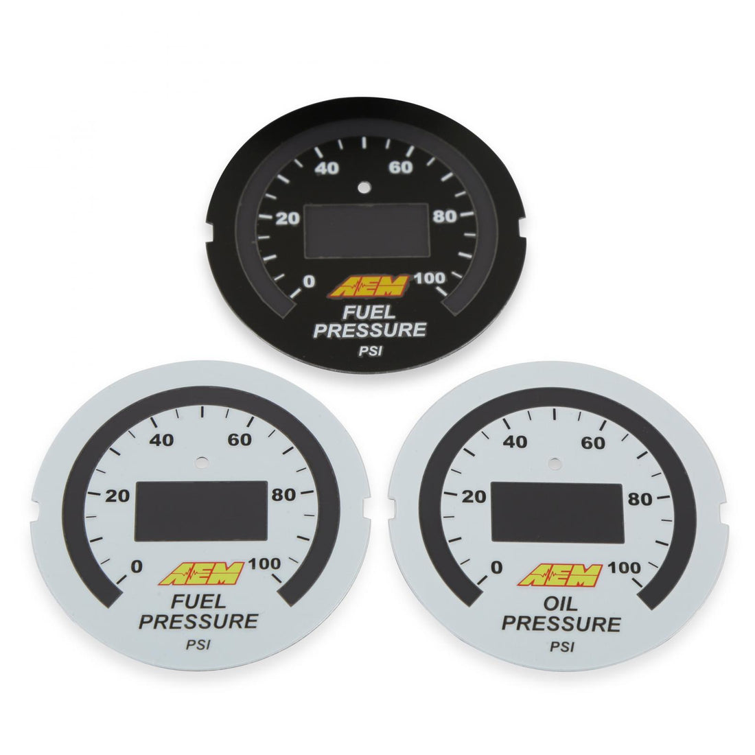 AEM Electronics 30-4401 - Classic Digital Fuel Pressure Gauge Kit Oil/Fuel Pressure from 0-100 PSI AEM Electronics 4