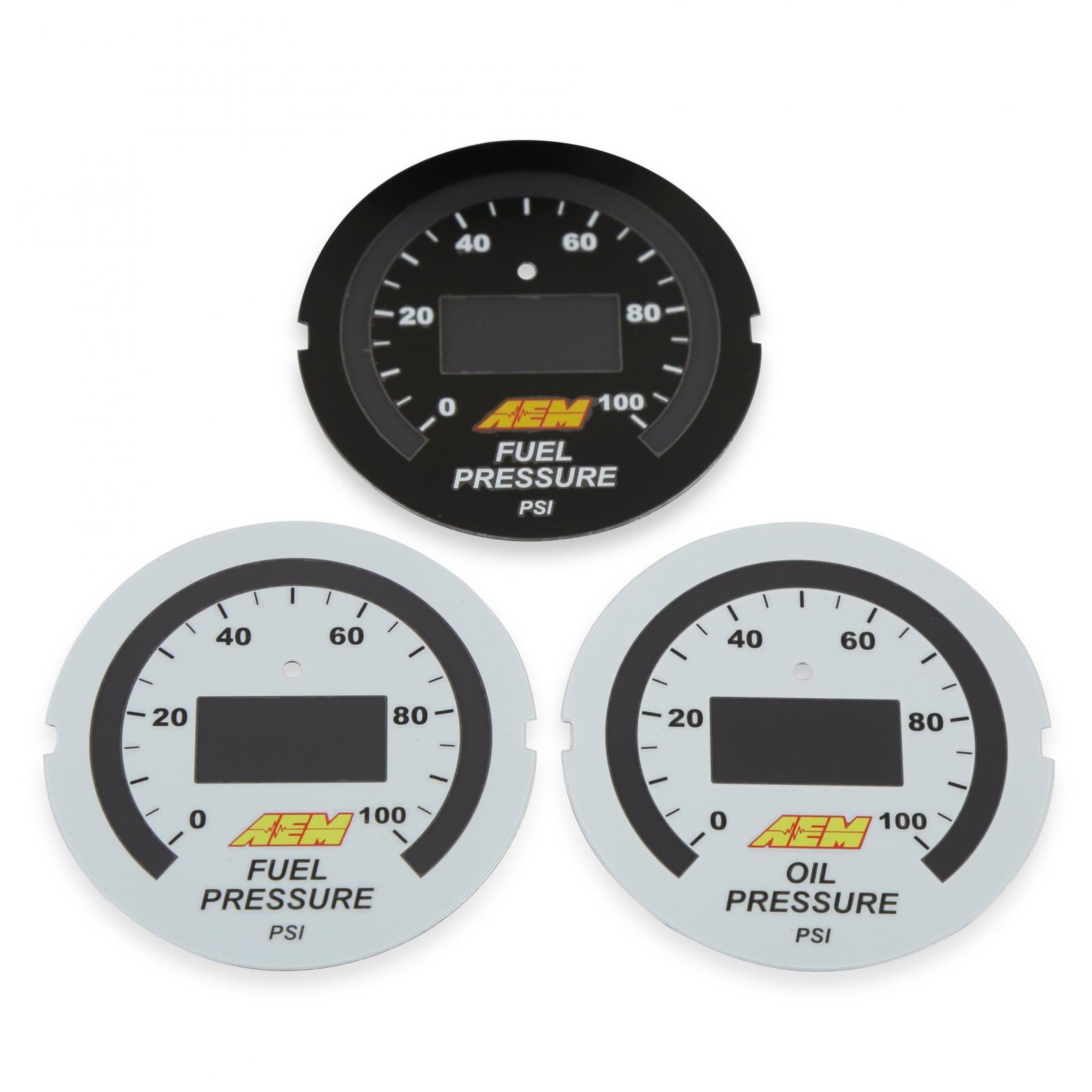 AEM Electronics 30-4401 - Classic Digital Fuel Pressure Gauge Kit Oil/Fuel Pressure from 0-100 PSI AEM Electronics 4