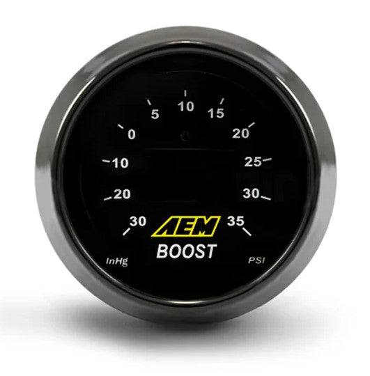 AEM Electronics 30-4406 - Classic Boost Display Gauge Kit Reads from -30 to 35 PSI AEM Electronics 1