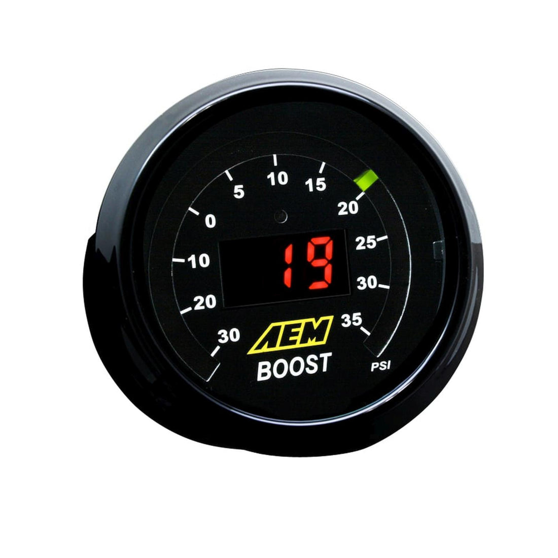 AEM Electronics 30-4406 - Classic Boost Display Gauge Kit Reads from -30 to 35 PSI AEM Electronics 5