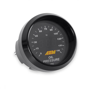 AEM Electronics 30-4407 - Classic Digital 150 PSI OIL Pressure Gauge Kit Oil Pressure from 0-150 PSI AEM Electronics 1