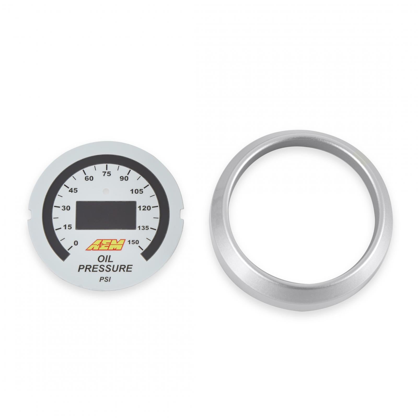 AEM Electronics 30-4407 - Classic Digital 150 PSI OIL Pressure Gauge Kit Oil Pressure from 0-150 PSI AEM Electronics 3