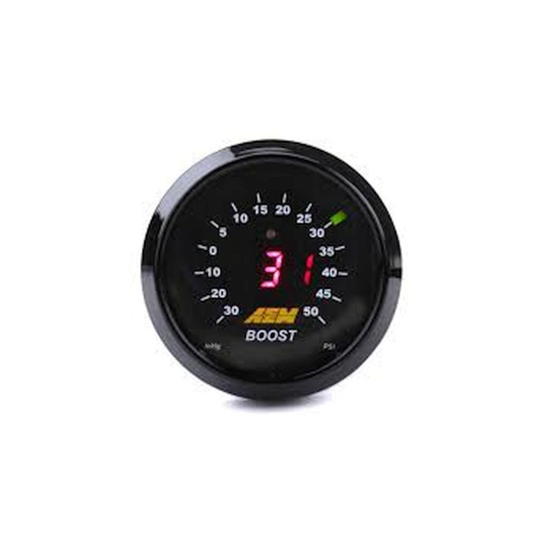 AEM Electronics 30-4408 - Classic Digital Hi-Boost Gauge Kit Reads from -30 to 50 PSI AEM Electronics 2