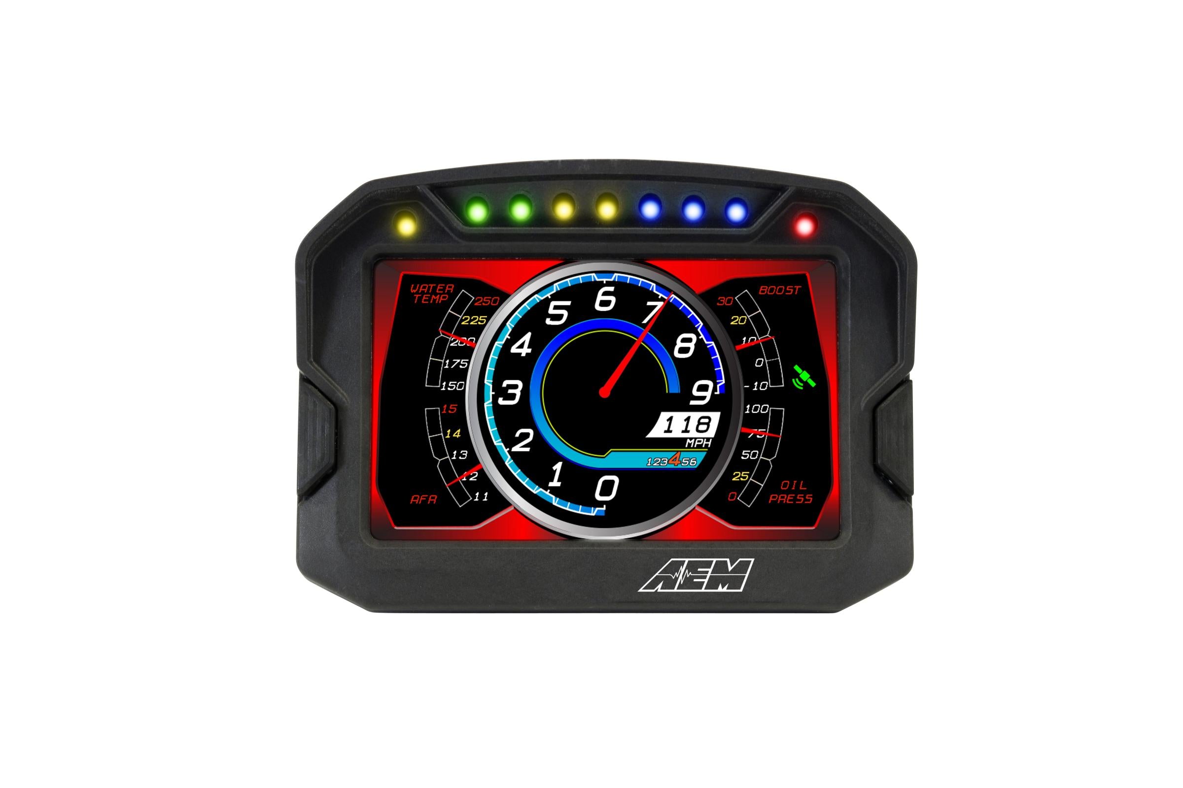 AEM Electronics 30-5601 - CD-5L Carbon Logging Display 5-inch diagonal screen, carbon fiber composite enclosure, wiring harness included AEM Electronics 1