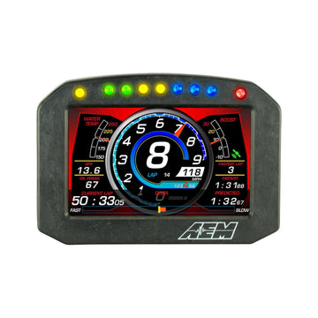 AEM Electronics Body AEM Electronics 30-5602F CD-5FG Carbon GPS-Enabled Flat Panel Digital Dash Display 5-inch