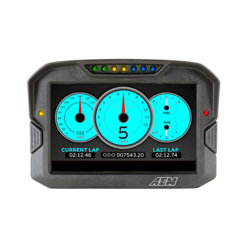 AEM Electronics 30-5700 - CD-7 Carbon Non-Logging/ Non-GPS Display 7-inch diagonal screen, carbon fiber enclosure, wiring harness included AEM Electronics 1
