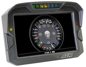 AEM Electronics 30-5702 - CD-7G Carbon Non-Logging Display with Internal GPS 7-inch diagonal screen, carbon fiber enclosure, GPS antenna and wiring harness included AEM Electronics 1