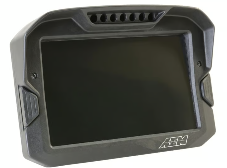 AEM Electronics 30-5703 - CD-7LG Carbon Logging Display with Internal GPS 7-inch diagonal screen, carbon fiber enclosure, GPS antenna and wiring harness included AEM Electronics 4