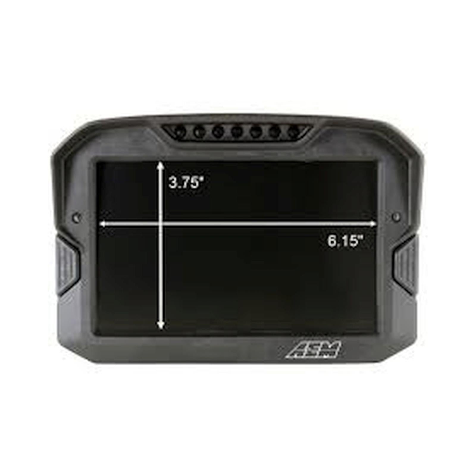 AEM Electronics 30-5703 - CD-7LG Carbon Logging Display with Internal GPS 7-inch diagonal screen, carbon fiber enclosure, GPS antenna and wiring harness included AEM Electronics 3