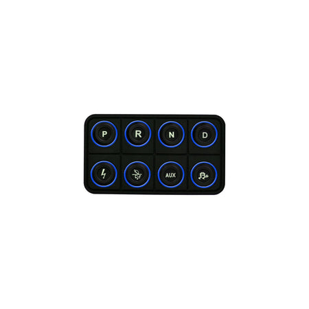 AEM Electronics 30-8400 - 8-Button CAN Keypad EV programmable button pad for use with VCU200 or VCU300 AEM Electronics 3
