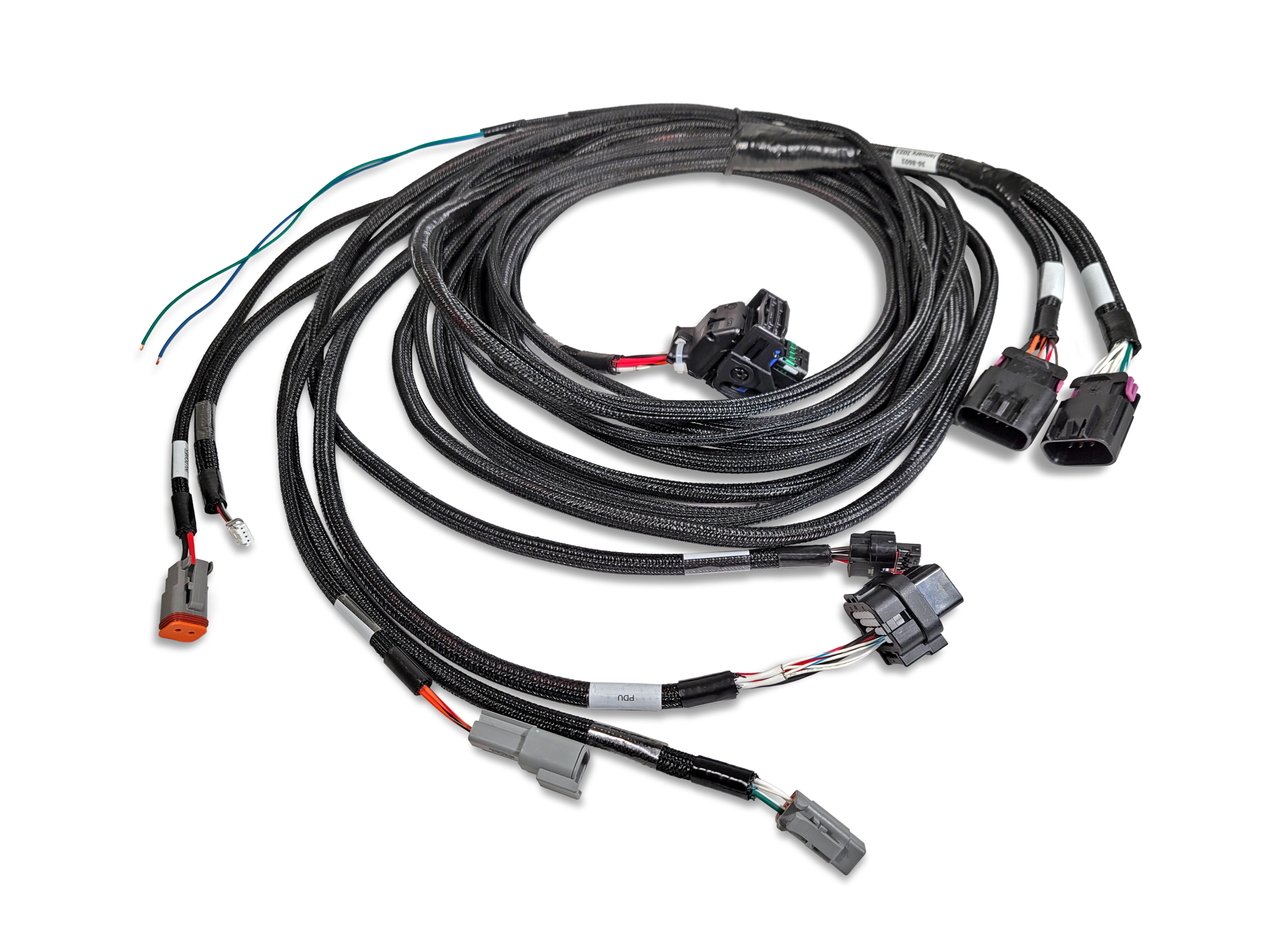 AEM Electronics 30-8601 - Rear Low Voltage VCU Harness Low voltage harness assembly designed to be installed in the rear half of the electric vehicle. AEM Electronics 3