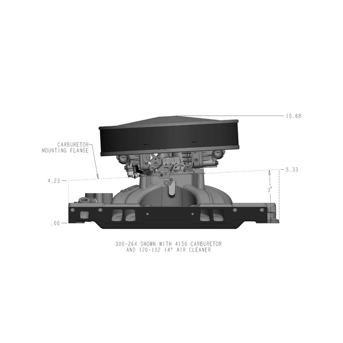 Holley 300-264 Engine Intake Manifold