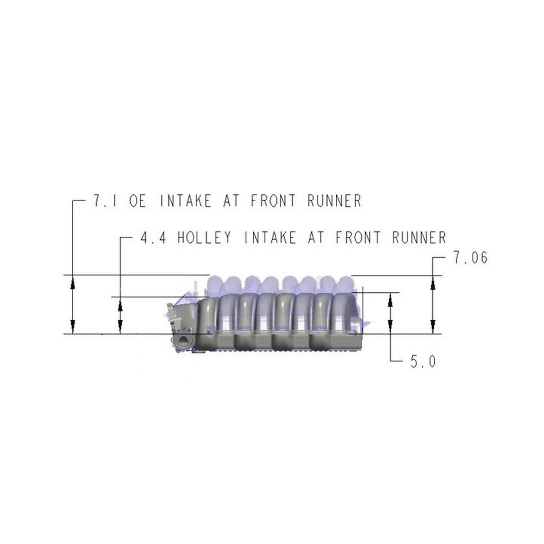 Holley 300-900 Engine Intake Manifold