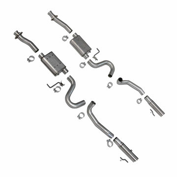 BBK Performance NA BBK Performance Parts 3001 - 1986-2004 MUSTANG GT LX COBRA VARITUNE FULL CAT BACK EXHAUST SYSTEM SS TIPS