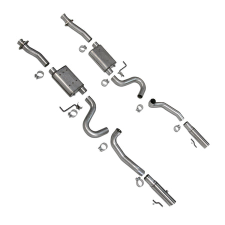 BBK Performance Parts 3001 - 1986-2004 MUSTANG GT LX COBRA VARITUNE FULL CAT BACK EXHAUST SYSTEM SS TIPS 1