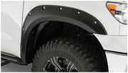 Bushwacker 30023-02 - Black Pocket/Rivet Style Smooth Finish Front Fender Flares For 2007-2013 Toyota Tundra Bushwacker 2
