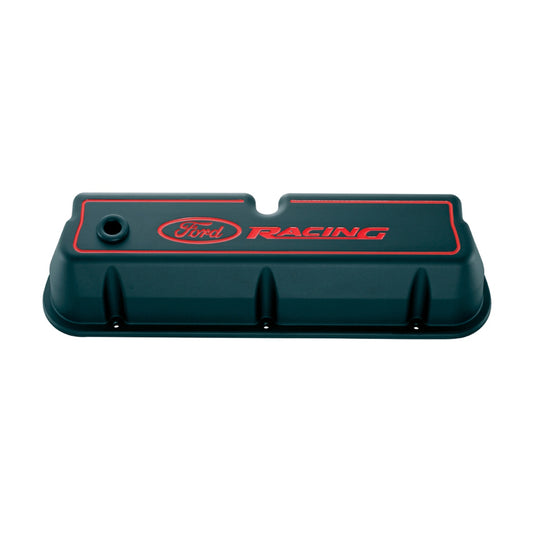 Ford Performance - Ford Racing Logo Die-Cast Valve Covers Black - 302-003