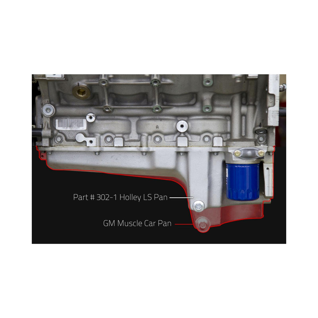 Holley 302-1 Engine Oil Pan
