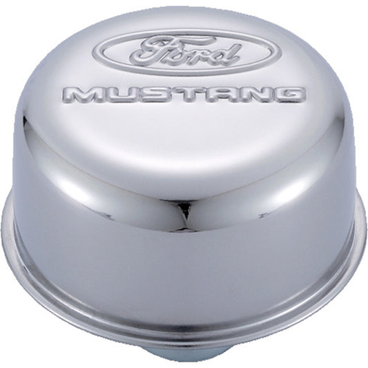 Ford Performance - Ford Mustang Logo Air Breather Cap-Chrome - 302-220