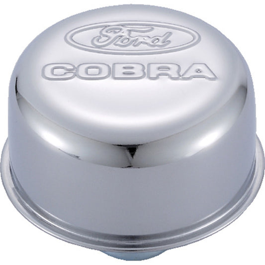 Ford Performance - Ford Cobra Logo Air Breather Cap: Chrome - 302-225