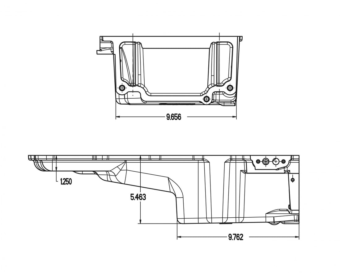 Holley 302-2 Engine Oil Pan