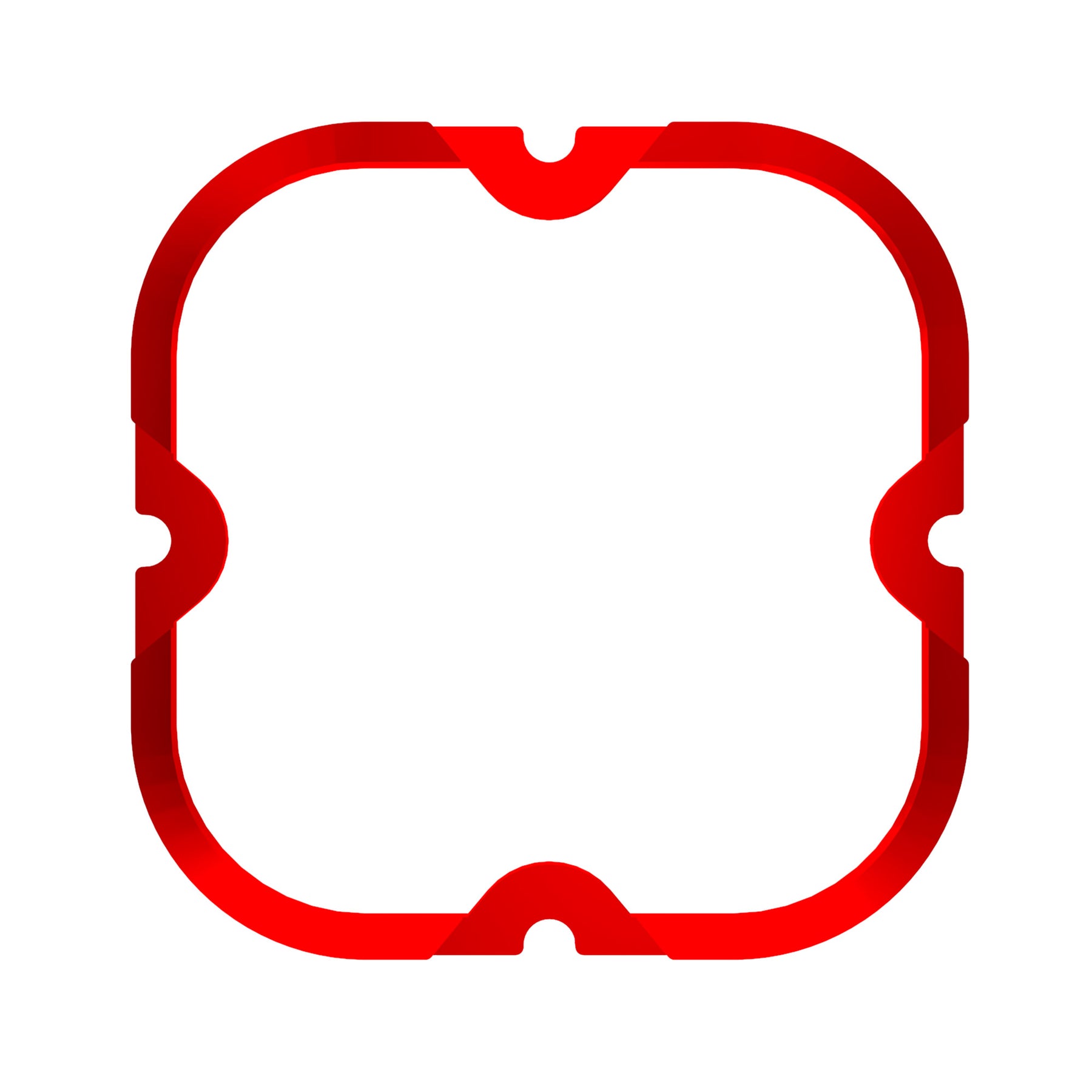 KC HiLiTES 30571 - KC Bezel Ring KC FLEX ERA 4 Red 1PC 3