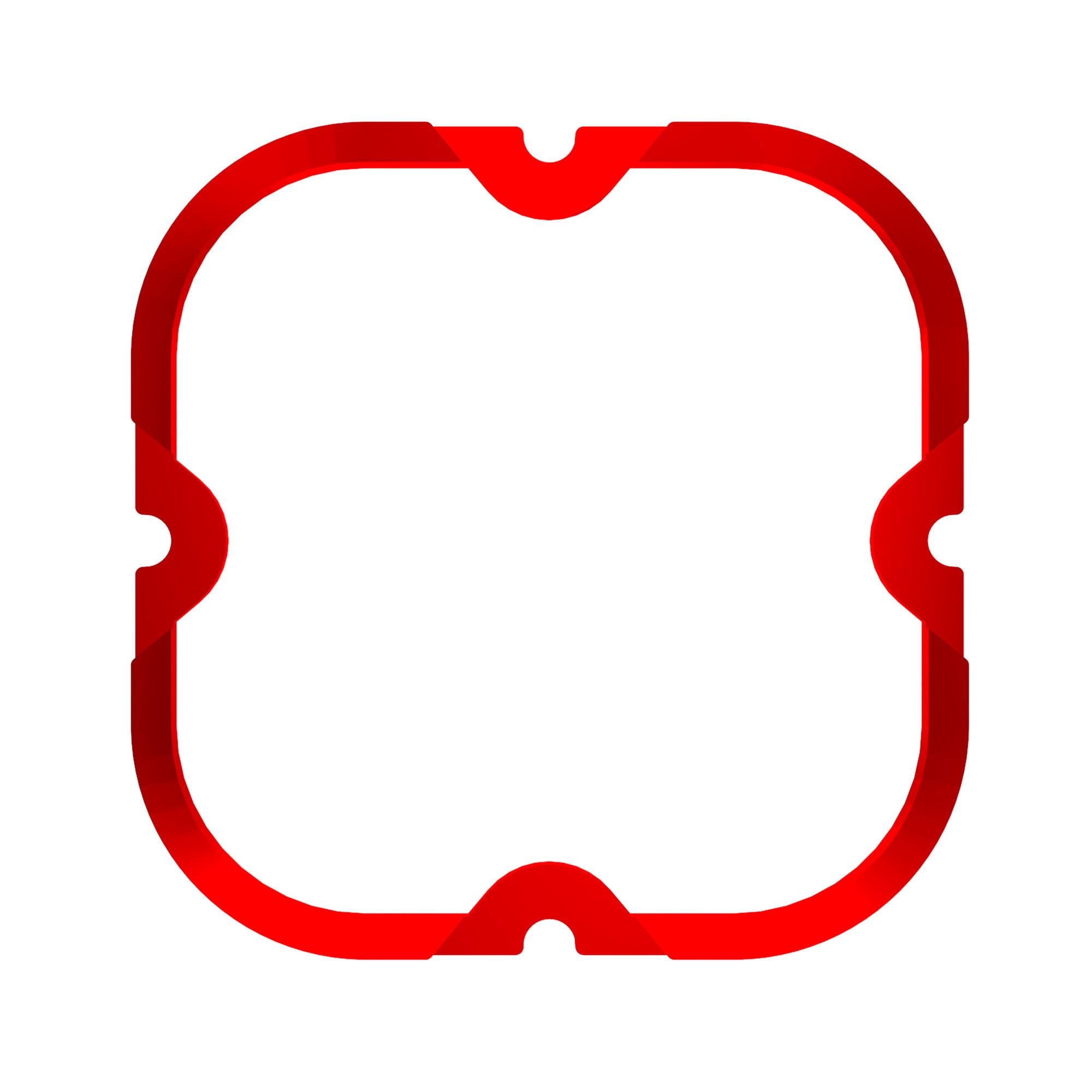 KC HiLiTES 30571 - KC Bezel Ring KC FLEX ERA 4 Red 1PC 3
