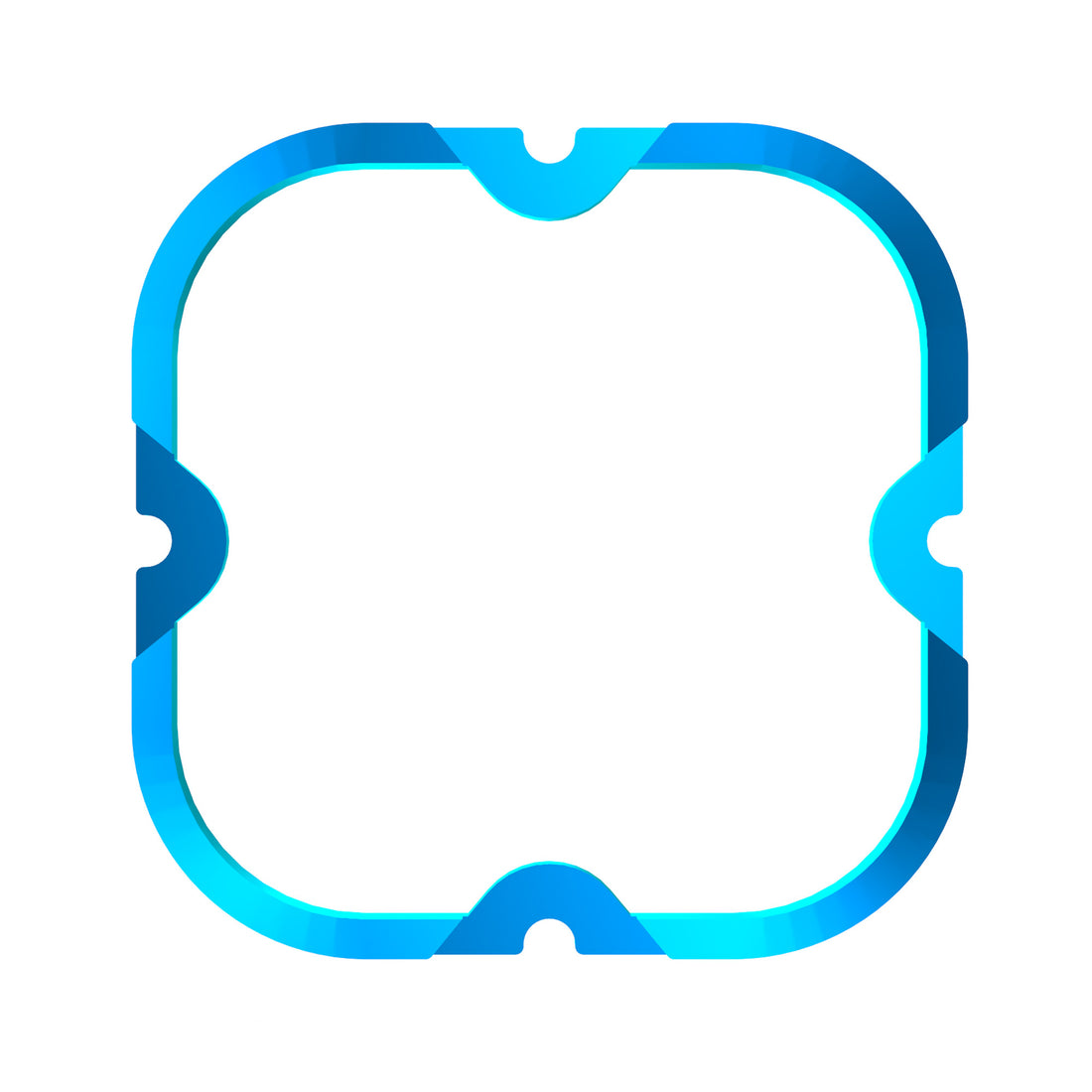 KC HiLiTES 30572 - KC Bezel Ring KC FLEX ERA 4 Blue 1PC 3