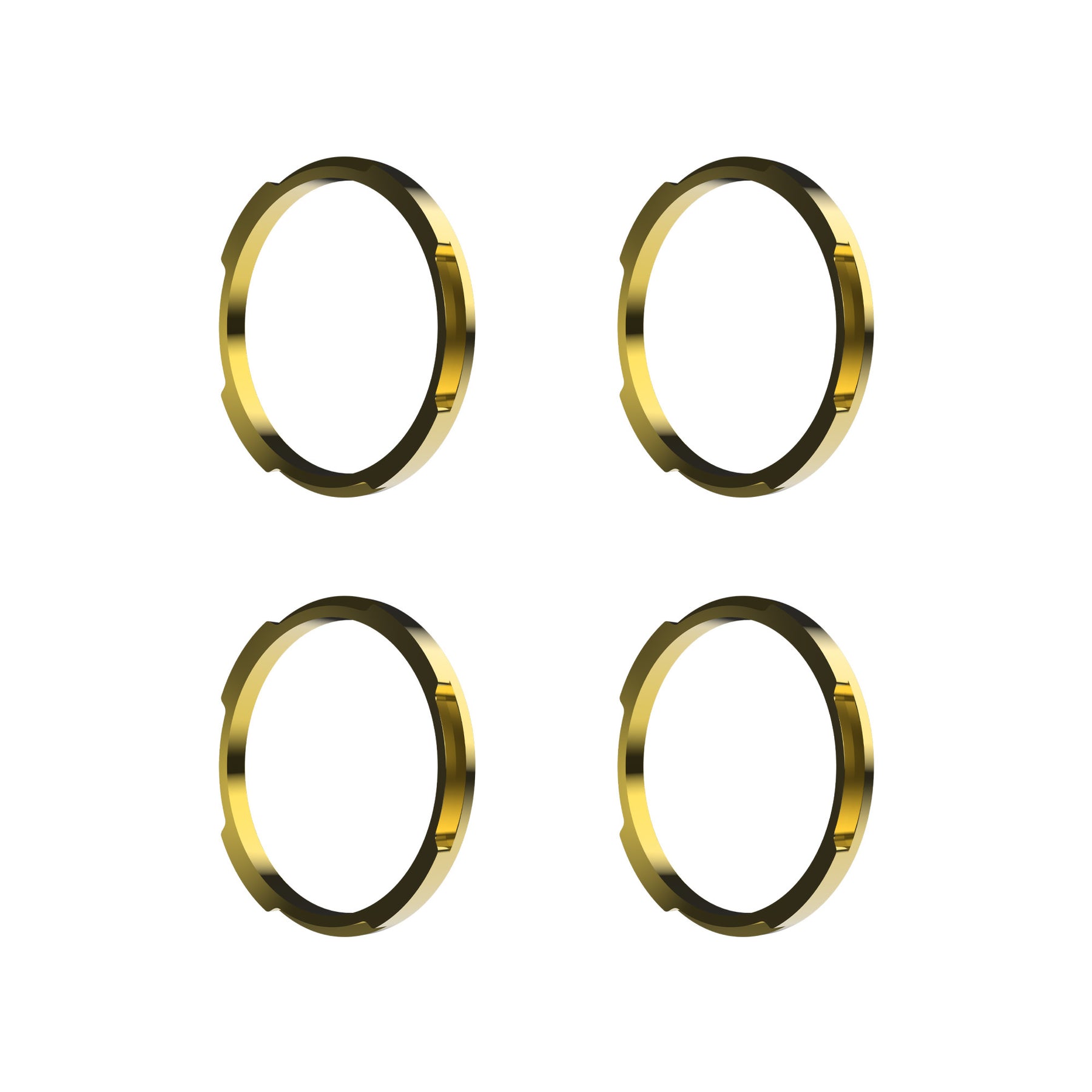 KC HiLiTES 30578 - KC Bezel Ring KC FLEX ERA BAR Gold 4PC 6