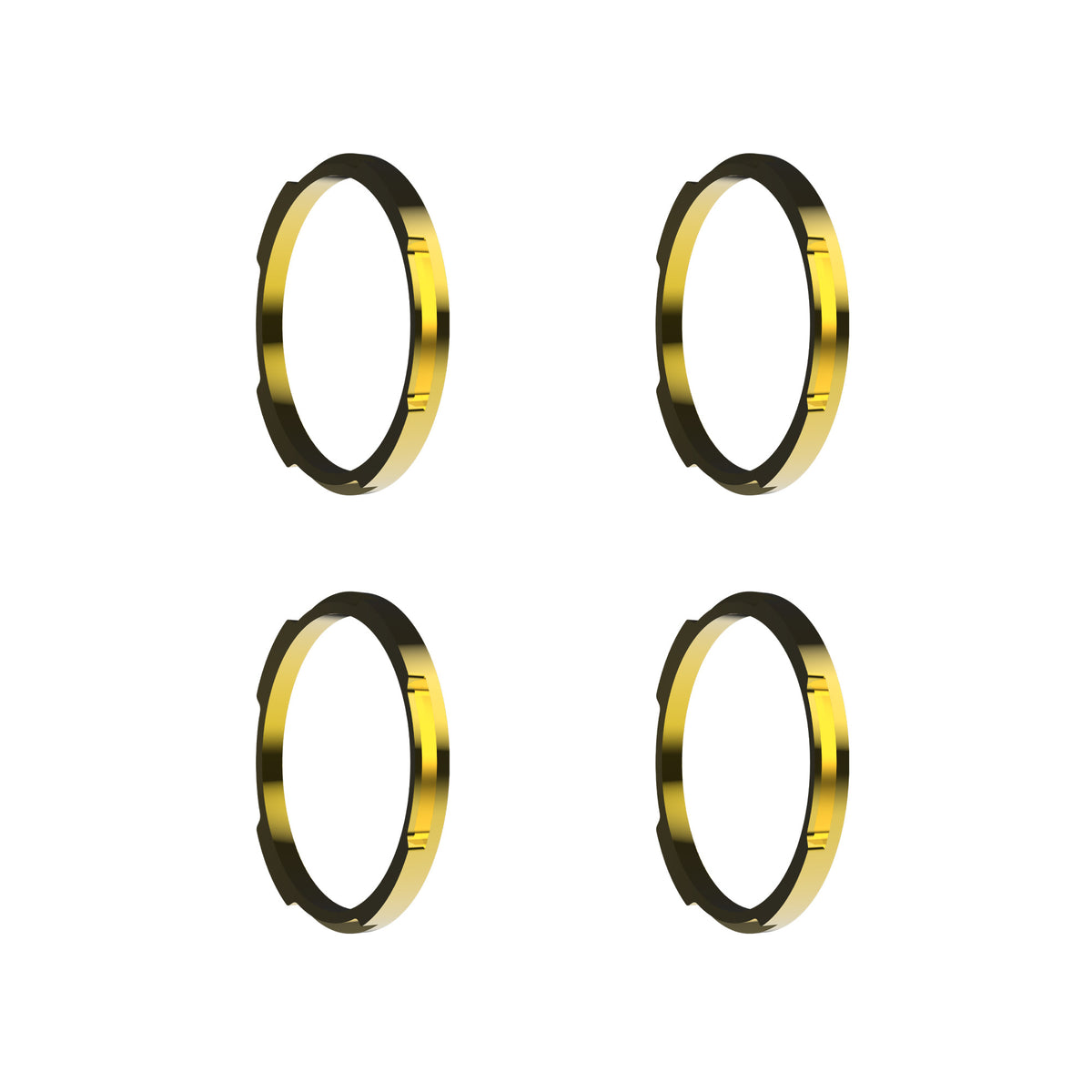 KC HiLiTES 30578 - KC Bezel Ring KC FLEX ERA BAR Gold 4PC 7