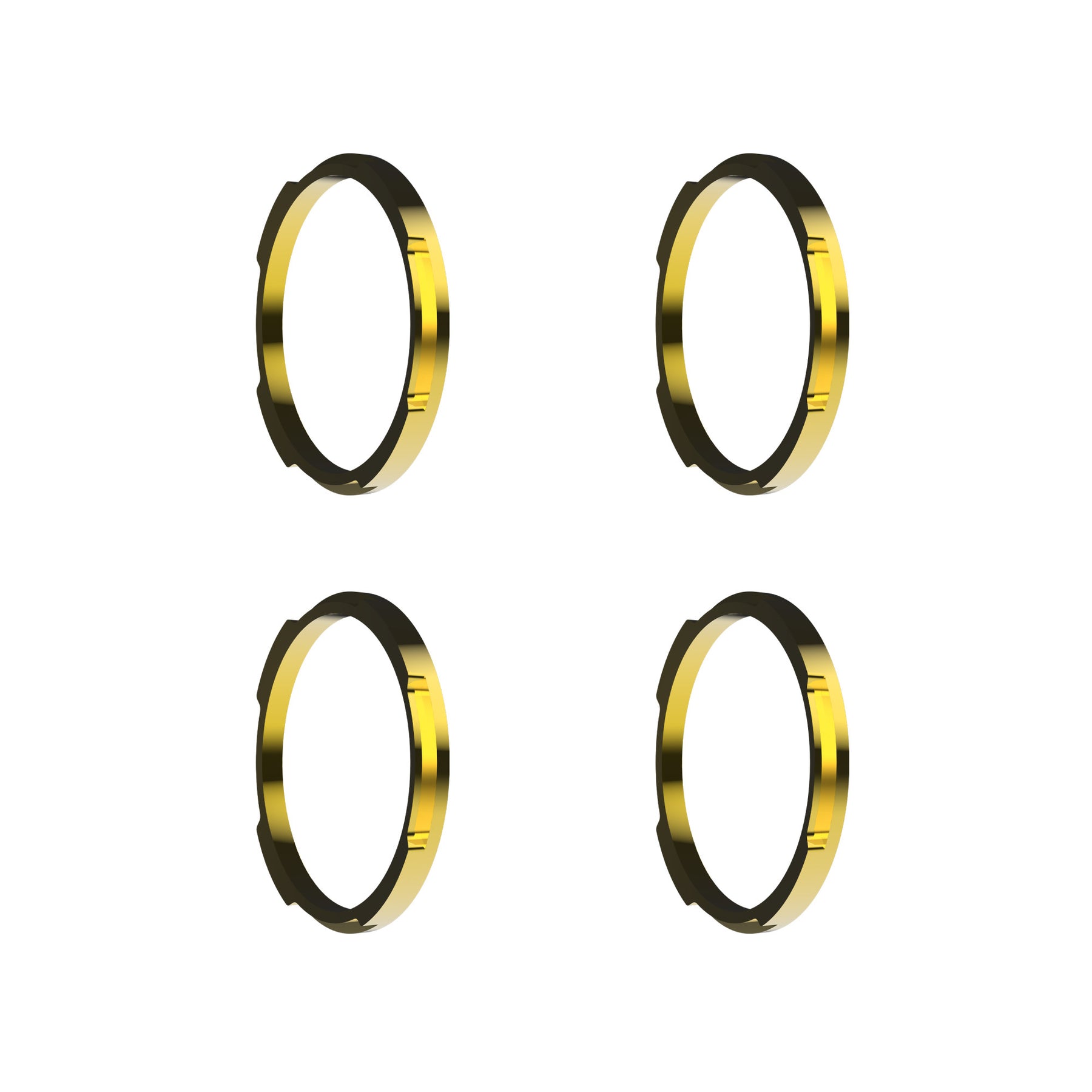 KC HiLiTES 30578 - KC Bezel Ring KC FLEX ERA BAR Gold 4PC 7