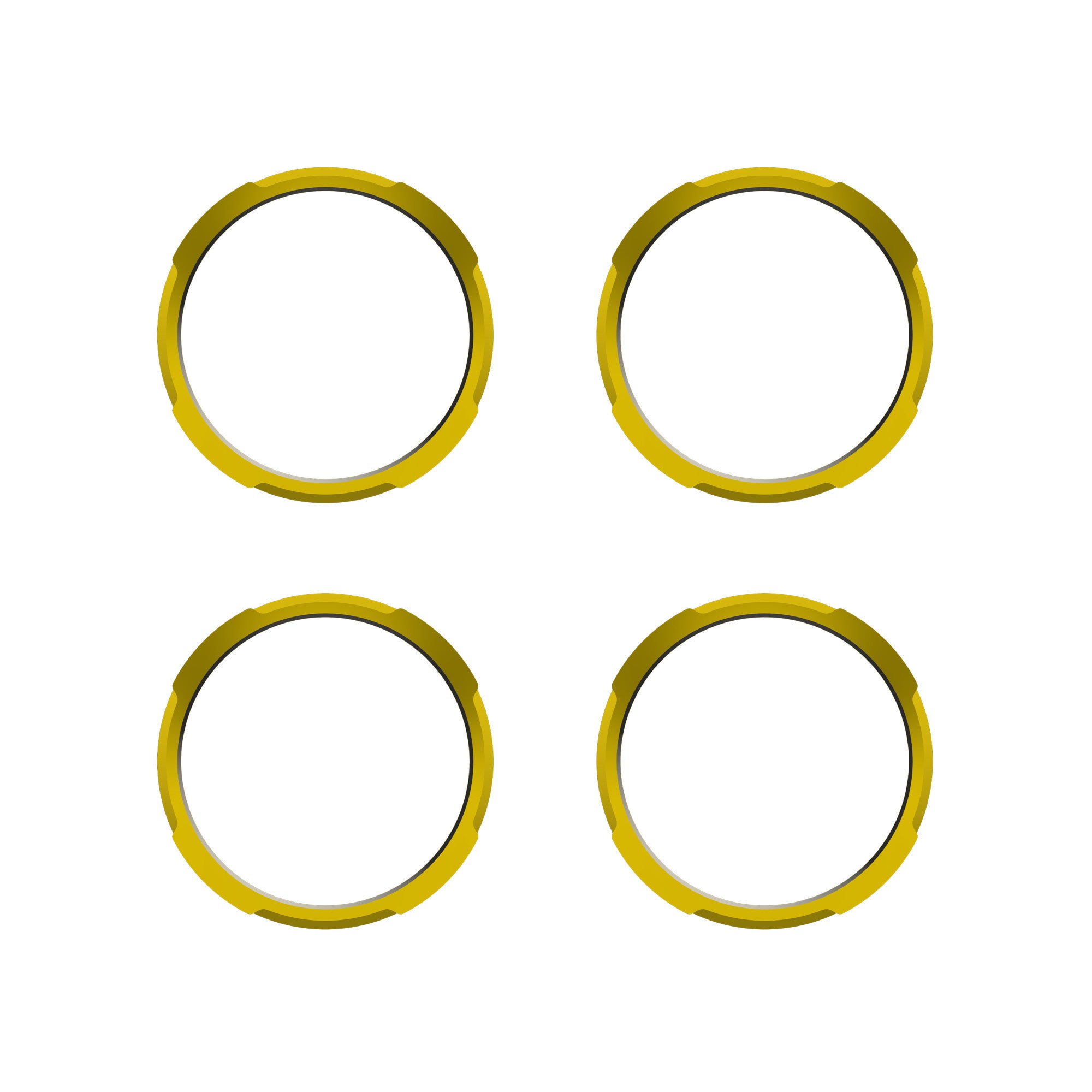 KC HiLiTES 30578 - KC Bezel Ring KC FLEX ERA BAR Gold 4PC 8