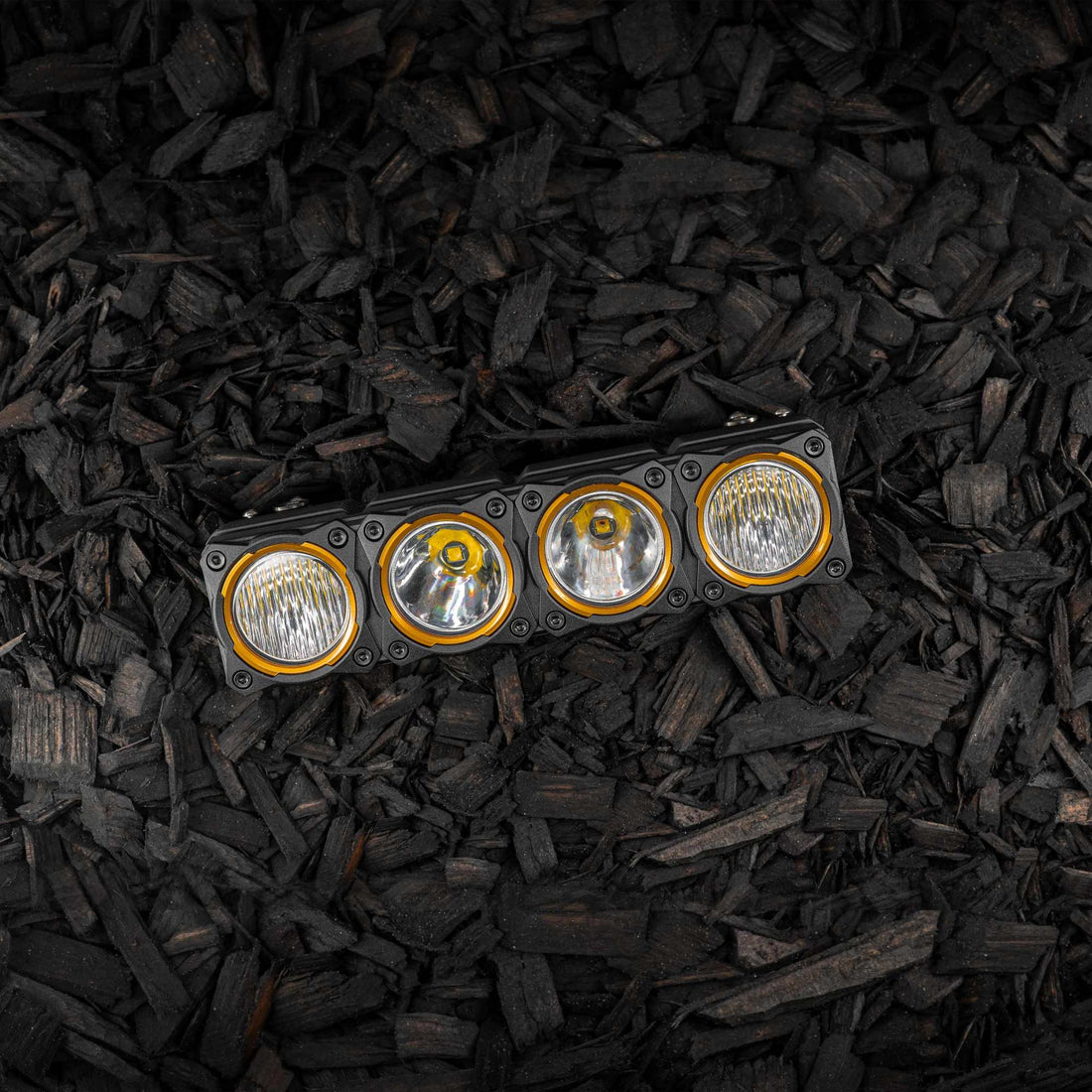 KC HiLiTES 30578 - KC Bezel Ring KC FLEX ERA BAR Gold 4PC 1