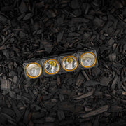 KC HiLiTES 30578 - KC Bezel Ring KC FLEX ERA BAR Gold 4PC 1
