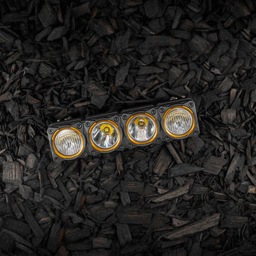 KC HiLiTES 30578 - KC Bezel Ring KC FLEX ERA BAR Gold 4PC 1