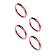 KC HiLiTES 30579 - KC Bezel Ring KC FLEX ERA BAR Red 4PC