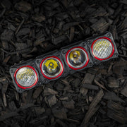 KC HiLiTES 30579 - KC Bezel Ring KC FLEX ERA BAR Red 4PC