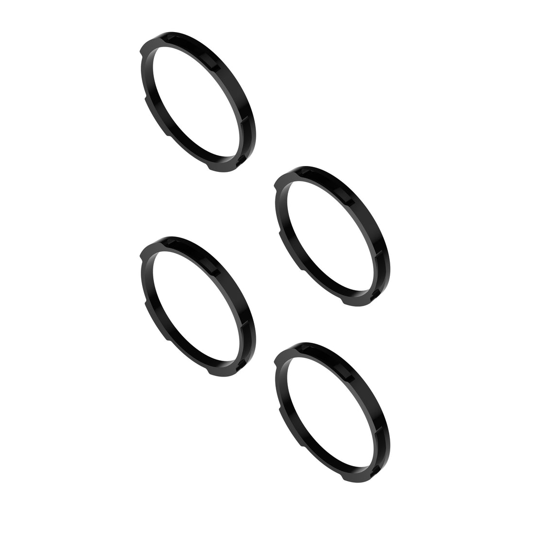 KC HiLiTES 30581 - KC Bezel Ring KC FLEX ERA BAR Black 4PC