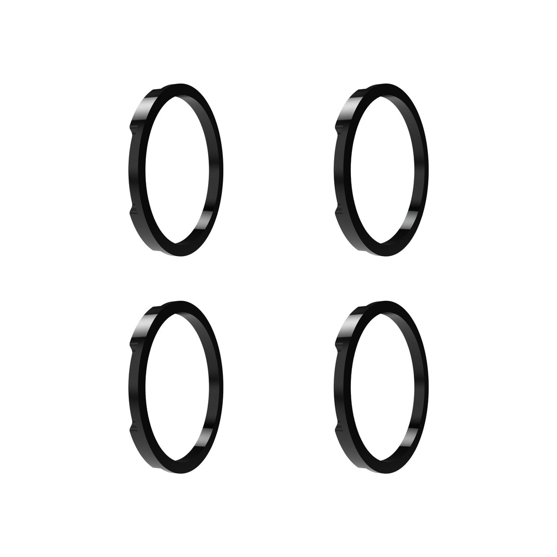 KC HiLiTES 30581 - KC Bezel Ring KC FLEX ERA BAR Black 4PC