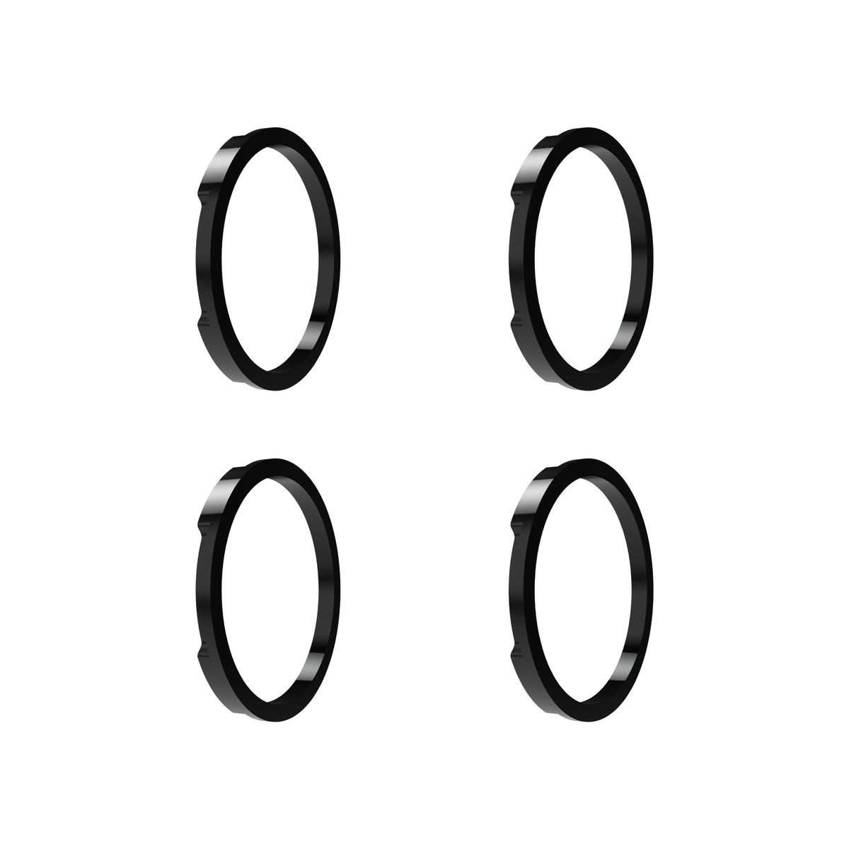 KC HiLiTES 30581 - KC Bezel Ring KC FLEX ERA BAR Black 4PC