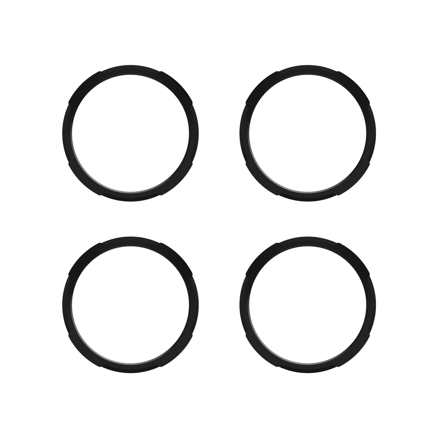 KC HiLiTES 30581 - KC Bezel Ring KC FLEX ERA BAR Black 4PC