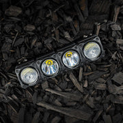 KC HiLiTES 30581 - KC Bezel Ring KC FLEX ERA BAR Black 4PC