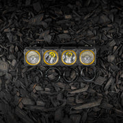 KC HiLiTES 30581 - KC Bezel Ring KC FLEX ERA BAR Black 4PC
