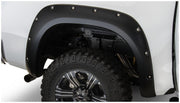 Bushwacker 30911-02 - Black Pocket/Rivet Style Smooth Finish 4-Piece Fender Flare Set For 2007-2013 Toyota Tundra Bushwacker 3
