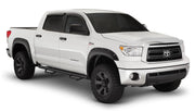 Bushwacker 30911-02 - Black Pocket/Rivet Style Smooth Finish 4-Piece Fender Flare Set For 2007-2013 Toyota Tundra Bushwacker 4