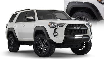 Bushwacker Body Bushwacker 30921-02 - Black Pocket/Rivet Style Smooth Finish 4-Piece Fender Flare Set For 2014-2022 Toyota 4Runner (Excludes Limited) Bushwacker